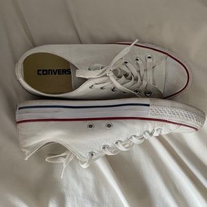 Converse white shoes